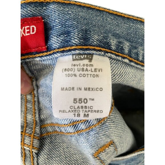 Levi's 550 Jeans Size 18  39x30 Classic Relaxed Fit Tapered Leg Baggy - Picture 6 of 6